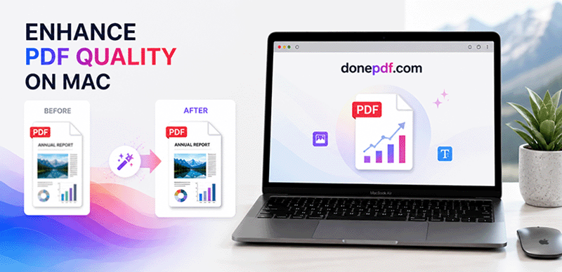 Aumentar la calidad de PDF en Mac – usa Vista Previa, Adobe Acrobat o potenciador IA en línea